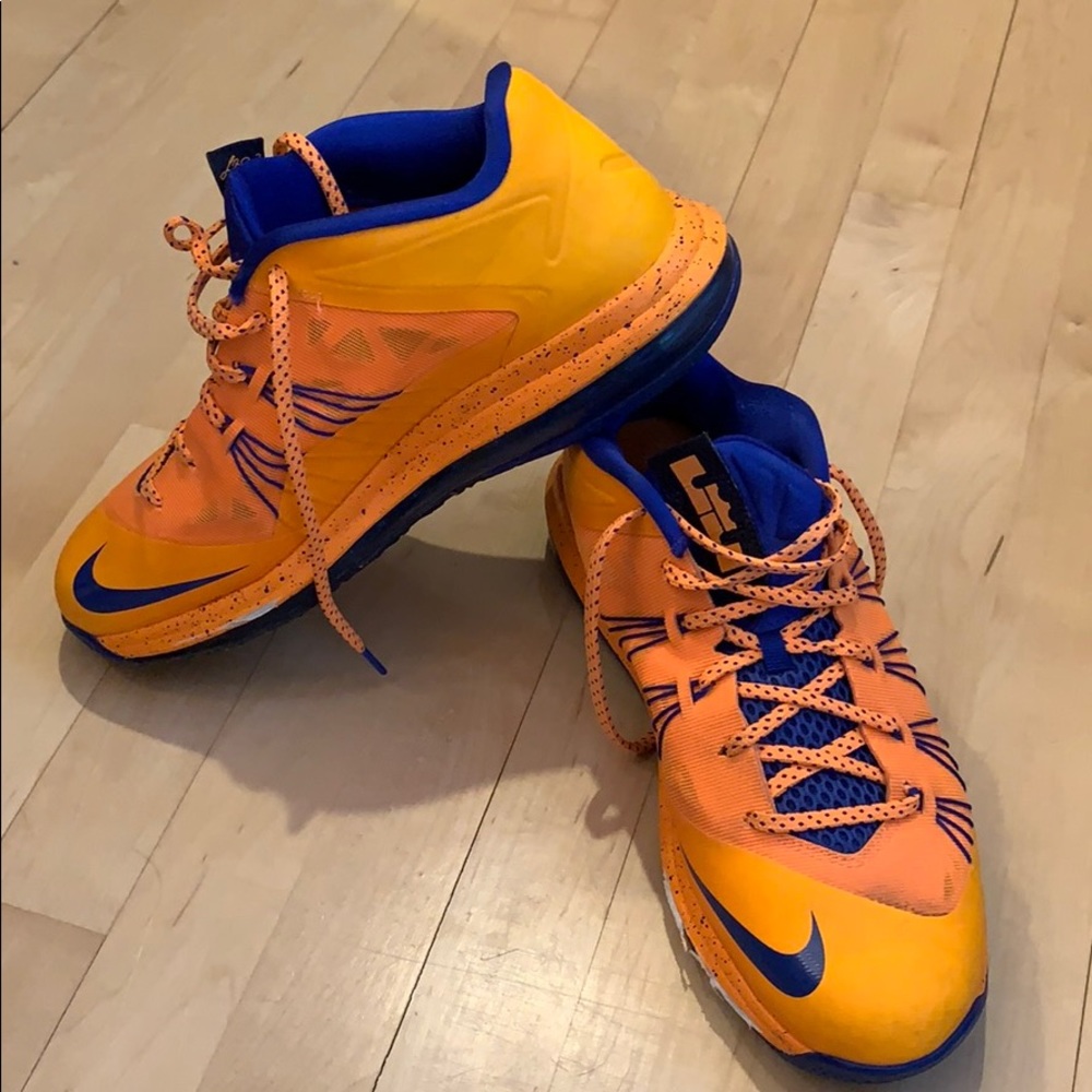 Nike Lebron X low Air Max Knicks 579765-800